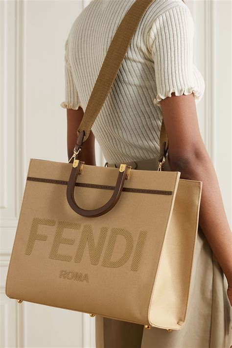 fendi medium sunshine tote|fendi sunshine medium vs large.